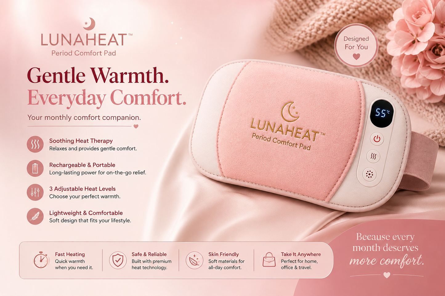 LunaHeat™ Period Comfort Pad